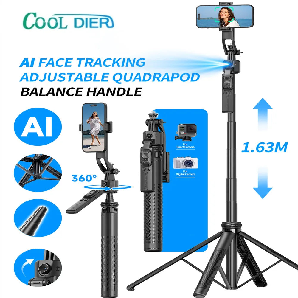 5 in 1 Tripod Vlog compatible Smartphone / Appareil photo / GoPro